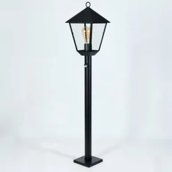 hofstein Anfei Eclairage de chemin Noir, 1 lumière, Détecteur de mouvement