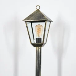 Lampes Dorées-hofstein Anfei Eclairage de chemin Brun, Or, 1 lumière