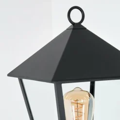 Luminaires Rustiques-hofstein Anfei Eclairage de chemin Noir, 1 lumière