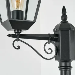 Luminaires Rustiques-hofstein Anfei Eclairage de chemin Noir, 2 lumières