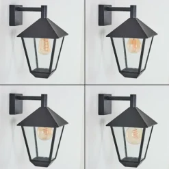 hofstein Anfei Lampe murale d´extérieur Noir, 1 lumière