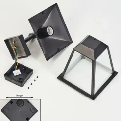 hofstein Anfei Lampe murale d´extérieur Noir, 1 lumière