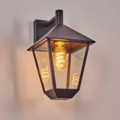 hofstein Anfei Lampe murale d´extérieur Noir, 1 lumière