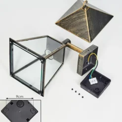 Lampes Dorées-hofstein Anfei Lampe murale d´extérieur Brun, Or, 1 lumière