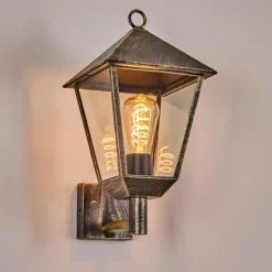 Lampes Dorées-hofstein Anfei Lampe murale d´extérieur Brun, Or, 1 lumière