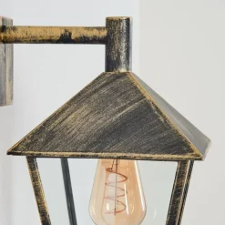 Lampes Dorées-hofstein Anfei Lampe murale d´extérieur Brun, Or, 1 lumière