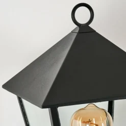 hofstein Anfei Lampe murale d´extérieur Noir, 1 lumière, Détecteur de mouvement