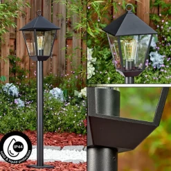 Luminaires Rustiques-hofstein Anfei Luminaire extérieur, Eclairage de chemin Noir, 1 lumière