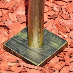 Luminaires Rustiques-hofstein Anfei Luminaire extérieur, Eclairage de chemin Brun, Or, 1 lumière, Détecteur de mouvement