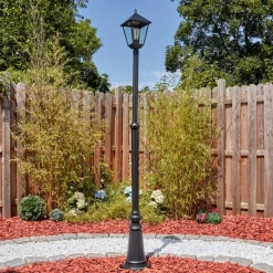 Luminaires Rustiques-hofstein Anfei Luminaire extérieur, Réverbère, Eclairage de chemin Noir, 1 lumière