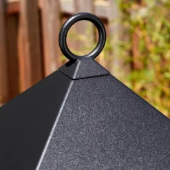 Luminaires Rustiques-hofstein Anfei Luminaire extérieur, Réverbère, Eclairage de chemin Noir, 2 lumières