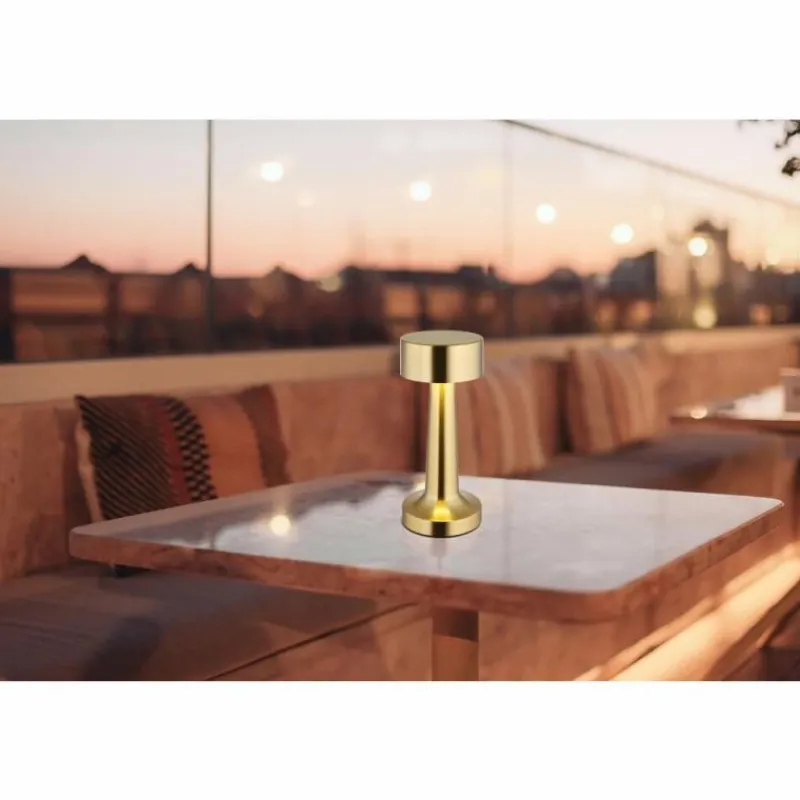 Luminaires Globo Lighting Angelika Lampe à poser LED Laiton, 1 lumière* Éclairage Led