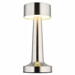 Luminaires Globo Lighting Angelika Lampe à poser LED Nickel mat, 1 lumière* Lampes À Poser