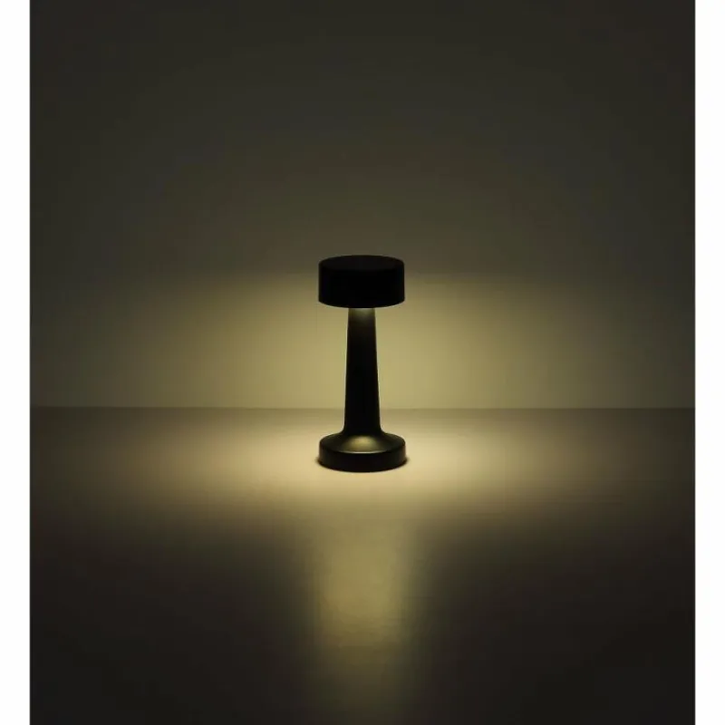 Luminaires Globo Lighting Angelika Lampe à poser LED Noir, 1 lumière* Éclairage Led