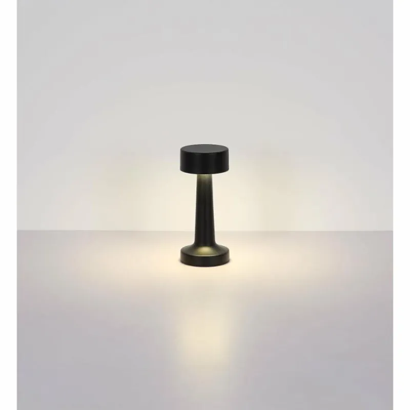 Luminaires Globo Lighting Angelika Lampe à poser LED Noir, 1 lumière* Éclairage Led