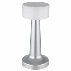 Luminaires Globo Lighting Angelika Lampe à poser LED Nickel mat, 1 lumière* Éclairage Led