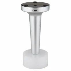 Luminaires Globo Lighting Angelika Lampe à poser LED Nickel mat, 1 lumière* Éclairage Led