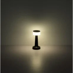 Luminaires Globo Lighting Angelika Lampe à poser LED Noir, 1 lumière* Éclairage Led