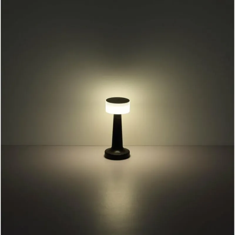 Luminaires Globo Lighting Angelika Lampe à poser LED Noir, 1 lumière* Éclairage Led