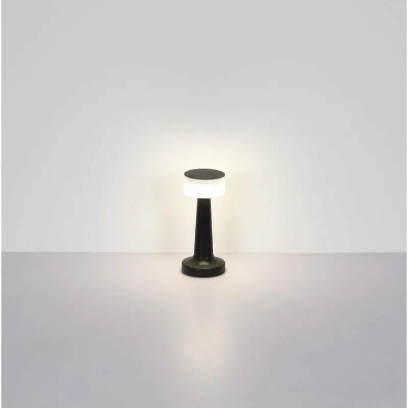 Luminaires Globo Lighting Angelika Lampe à poser LED Noir, 1 lumière* Éclairage Led