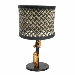 Luminaires Steinhauer Animaux Lampe à poser Noir, 1 lumière* Lampes À Poser