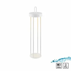 Luminaires Leuchten Direkt ANSELM Lampadaire LED Blanc, 1 lumière