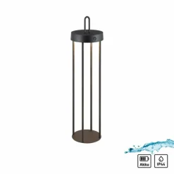 Luminaires Leuchten Direkt ANSELM Lampadaire LED Noir, 1 lumière