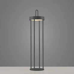 Luminaires Leuchten Direkt ANSELM Lampadaire LED Noir, 1 lumière