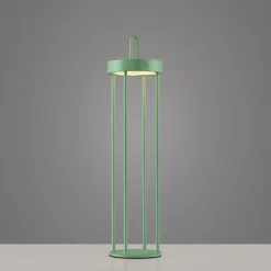 Luminaires Leuchten Direkt ANSELM Lampadaire LED Vert, 1 lumière
