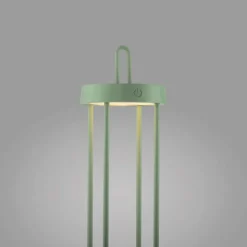 Luminaires Leuchten Direkt ANSELM Lampadaire LED Vert, 1 lumière
