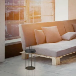 Luminaires Leuchten Direkt ANSELM Lampe à poser LED Noir, 1 lumière