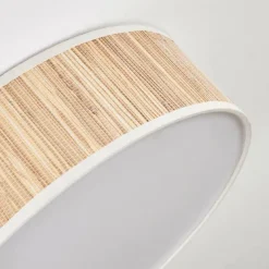 Lampes En Tissu-hofstein Antillo Plafonnier beige, Écru, Blanc, 3 lumières