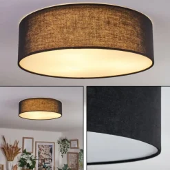 Lampes En Tissu-hofstein Antillo Plafonnier Blanc, 3 lumières
