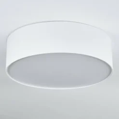 Lampes En Tissu-hofstein Antillo Plafonnier Blanc, 3 lumières