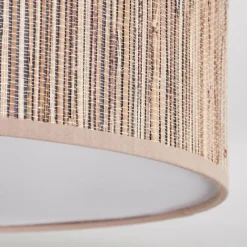 Lampes En Tissu-hofstein Antillo Plafonnier Nickel mat, 3 lumières