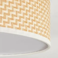 Lampes En Tissu-hofstein Antillo Plafonnier Nickel mat, 3 lumières