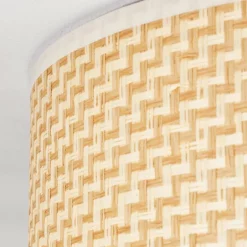 Lampes En Tissu-hofstein Antillo Plafonnier Nickel mat, 3 lumières