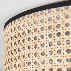 Lampes En Tissu-hofstein Antillo Plafonnier Nickel mat, 3 lumières