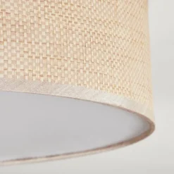 Lampes En Tissu-hofstein Antillo Plafonnier Nickel mat, 3 lumières