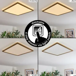 Lampes Dorées-hofstein Antra Plafonnier, Panel LED Or, 1 lumière