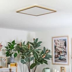 Lampes Dorées-hofstein Antra Plafonnier, Panel LED Or, 1 lumière