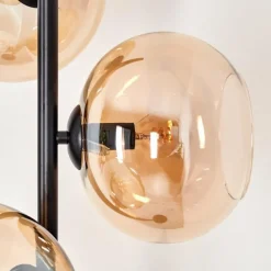 hofstein Apedo Lampadaire Ambre, 3 lumières