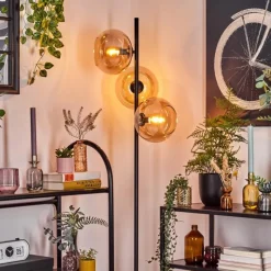 hofstein Apedo Lampadaire Ambre, 3 lumières