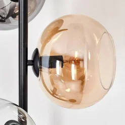 hofstein Apedo Lampadaire Ambre, Clair, Fumé, 3 lumières