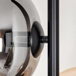 hofstein Apedo Lampadaire Ambre, Clair, Fumé, 3 lumières