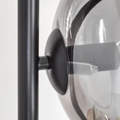 hofstein Apedo Lampadaire Ambre, Clair, Fumé, 4 lumières