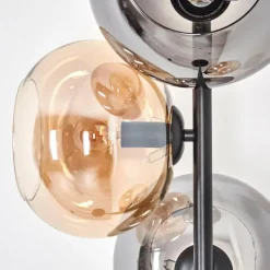 hofstein Apedo Lampadaire Ambre, Fumé, 4 lumières