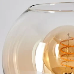 hofstein Apedo Lampe à poser Ambre, Clair, 1 lumière