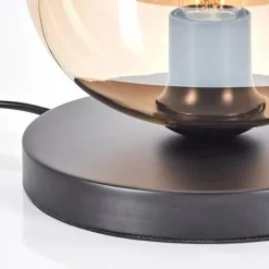 hofstein Apedo Lampe à poser Ambre, Clair, 1 lumière