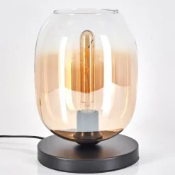 hofstein Apedo Lampe à poser Ambre, Clair, 1 lumière